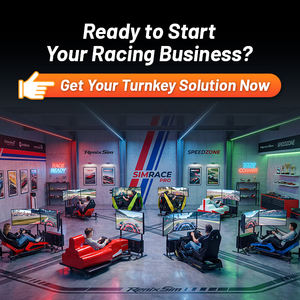 Kit de simulateur de course automobile Renixsim F1 GT, cockpit d'arcade avec mouvements, simulateur de jeu de conduite pour parc d'attractions - Product Image 6