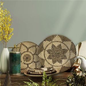 Jolie trang trí de chambre JAUNE plage Blanche Mini Etoiles En rotin murale thu thập interieure Chic cửa hàng paques tambour thiết kế - Product Image 6