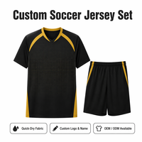 Camiseta de Fútbol de Secado Rápido, Estilo Urbano, Corte Holgado, Personalizada con Impresión DTG, para Entrenamiento en Grupo