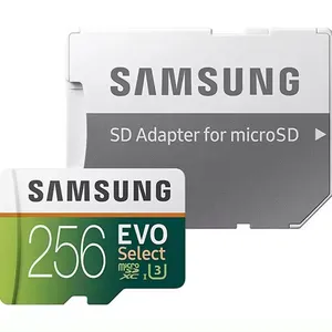 بطاقة ذاكرة صغيرة من سامسونج EVO ميكرو SD U3 فئة 10 TF للكمبيوتر اللوحي والهواتف الذكية MP3 XD-بالشراء بالجملة من تايوان 64GB 128GB 256GB 512GB الأحجام