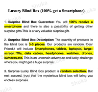 Kotak Misteri Acak Bernilai Tinggi Kotak Kejutan Smartphone 5G Smart Watch Ponsel Earphone Laptop Tablet 5g Hadiah Kejutan