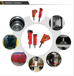 China Yantai fabricante excavadora demolición Rock Breaker espaÃ a <span class=keywords><strong>martillo</strong></span> hidráulico en venta - Product Image 5