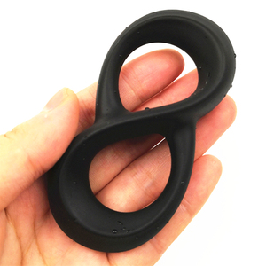 Silicone espandibile a lunga durata degli uomini anello del cazzo del sesso giocattolo per gli uomini di ritardo eiaculazione degli uomini del sesso giocattolo del sesso anelli del pene erotico prodotti - Product Image 5