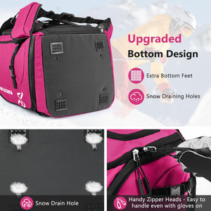 Échantillon gratuit de bottes de ski, sac à dos pour bottes de ski extra large, équipement de ski en plein air, sac de voyage, sac à dos pour casque de snowboard - Product Image 4