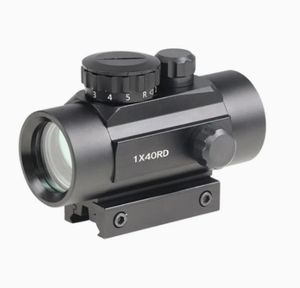 Mira telescópica de punto rojo y verde con aumento fijo, lente con revestimiento blanco y brillo ajustable para observación diaria en el campo al aire libre - Product Image 1