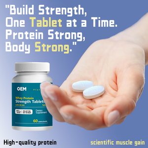 Comprimés de protéines de lactosérum OEM/ODM avec <span class=keywords><strong>BCAA</strong></span> |   Complément alimentaire pour la prise de masse musculaire et la récupération (marque blanche disponible) - Product Image 6