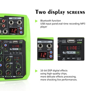 Best Service usb audio sound mixer 6 troughs digital Professional sound - Product Image 3
