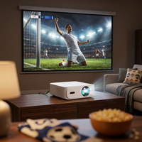 Projecteur portable J318 haute performance, très vendu, 1080p, haute luminosité 360 ANSI, LCD, Android 11 intelligent, modèle privé