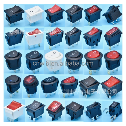 Ship Type Switch RS601A-1010011R3B Plug-in Tactile Switch 21*15*13.6mm Push Button Switch 8A 250V