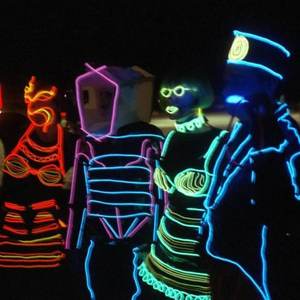 パーティークリスマスデコレーションLEDライト2.3mm 3MDIYフレキシブルカラフルLEDネオンRGBエルワイヤーフェスティバル用 - Product Image 6