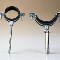 Colliers de serrage en acier double tube RK en alliage de zinc, robustes, pour usage industriel, garantie 3 ans