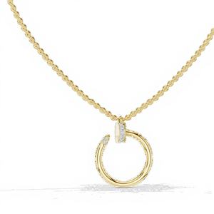 STC DIAMONDS Breloques de luxe pour femmes en or massif 14 carats avec diamants taille brillant certifiés IGI, plaqué rhodium pour usage quotidien - Product Image 1