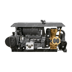 Globaltech xách tay bôi trơn nhiệm vụ nặng nề DIESEL Silo Trailer số lượng lớn Máy nén xi măng với 160 mm piston để xử lý vật liệu - Product Image 2