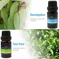 Minyak esensial murni Set minyak esensial alami-6 pak minyak penyebar Aroma berbagai Wewangian