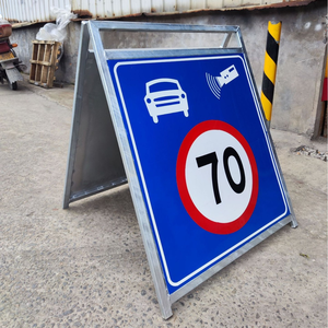 Segnali stradali riflettenti in alluminio Pattern avanti cartello di costruzione stradale prestare <span class=keywords><strong>attenzione</strong></span> per la sicurezza di guida - Product Image 3