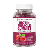 Compléments alimentaires gommeux multivitaminés quotidiens pour femmes sans sucre OEM/ODM bénéfiques pour la peau