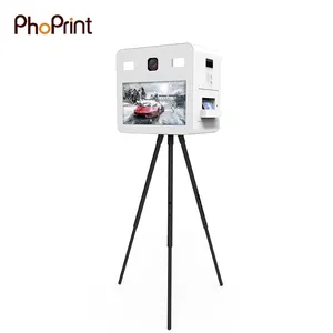 21.5 "Touch Screen Photo Booth Per La Vendita Portatile Instant Photo Stazione di Stampa Fatomation