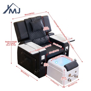 Sillón <span class=keywords><strong>de</strong></span> Pedicura Reclinable para Salón <span class=keywords><strong>de</strong></span> <span class=keywords><strong>Uñas</strong></span> Moderno y Personalizado, con Masaje y <span class=keywords><strong>Spa</strong></span> para Pies - Product Image 6