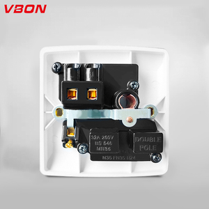 Interruttori e Prese a Muro Standard UK VBQN Presa Elettrica 32A <span class=keywords><strong>per</strong></span> <span class=keywords><strong>Casa</strong></span> Presa Commutata a 3 Pin con Neon - Product Image 2