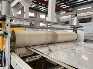 Folha De Mármore De PVC Automática Pedra De Plástico Decoração Artificial Placa Rígida Fabricação Fazendo Máquina - Product Image 4