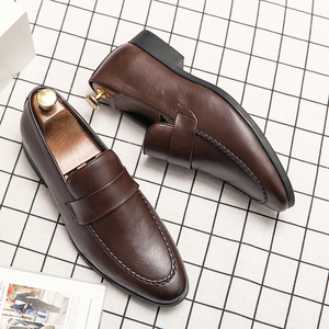 Chaussures habillées quotidiennes pour mariage, à bout renforcé, en cuir PU, pour hommes, décontractées, tendance, motif serpent, style Oxford, mocassins de conduite pour les fêtes - Product Image 3