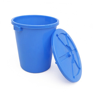 Seau à riz en PP pas cher, rond, avec logo imprimé, 65 L, transparent, de qualité alimentaire, pour lavage de voiture - Product Image 1