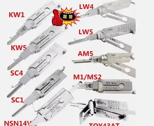 Lishi 2-in-1 gereedschap SS001 SS002 SS002R Pro R52 KW1 KW5 SC1 SC4 SC20 M1/MS2 AM5 LW4 LW5 slotenmakersgereedschap voor huissloten en civiele sloten - Product Image 3