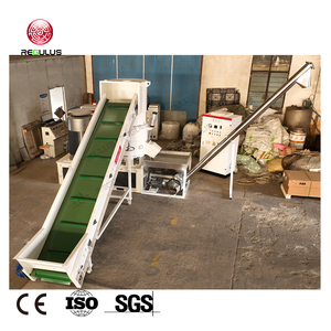 EPS Foam PA6 Fishing Net PET Fiber PP Non-woven Fabric Recycling Densifer Melter Granulating Granulator Pelletizer Agglomerator - Product Image 3