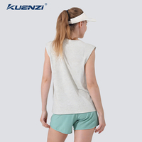 Débardeur surdimensionné personnalisé Kuenzi avec logo, manches courtes, 100% coton, 240GSM, poids lourd, pour femmes