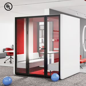 Flexspace Acoustique <span class=keywords><strong>Insonorisé</strong></span> Préfabriqué Pod de <span class=keywords><strong>bureau</strong></span> Préfabriqué Pods préfabriqués Boîte de téléphone portable Facile à installer et à démonter - Product Image 2