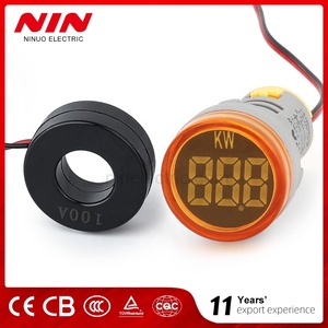 Compteur d'énergie numérique LED monophasé NIN 22mm AD101-22KW AC220V/380V avec affichage LED, compteur de puissance, compteur d'énergie, compteur de panneau 2% - Product Image 5
