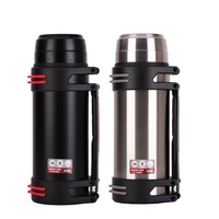 Thermos de grande capacité Pot de 2 litres Flacon personnalisé Bouteille d'eau avec poignée Pichet portable Bouilloire Voyage Demi-gallon Camping Extérieur