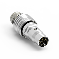 Connecteur moulé moulé par injection WP M12(M) 1P à code A, prise d'alimentation push-pull, étanche IP67, application RF, mâle/femelle, mini capteur en zinc