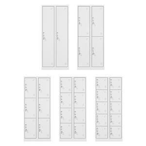 Casier métallique à une porte, 1 compartiment, durable, ignifuge, pour bureau ou dortoir - Product Image 4