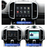 Sistema de Infoentretenimiento para Automóvil Android con Pantalla IPS HD de 8.4 Pulgadas y 8 Núcleos, Pantalla Dividida Estéreo, para Porsche Cayenne 2010-2016, Reproductor Multimedia de Audio