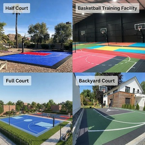 Professional Modern Anti-Slip <strong>3x3</strong> Basketball Court Flooring <strong>Tiles</strong> for School &amp; Park Outdoor Use - Product Image 5