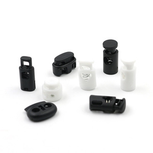 500 Pcs Plastic Adjuster <strong>Toggle</strong> <strong>Cord</strong> <strong>Lock</strong> <strong>Stopper</strong> for Bag Garment - Product Image 3