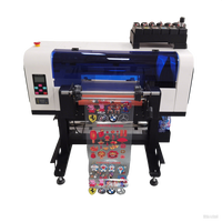 Mesin Printer UV DTF XP600 33cm Terbaru 2025, Mesin Cetak Transfer Film Otomatis Roll-to-Roll