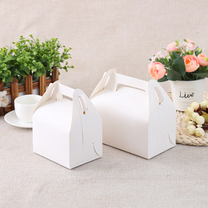 Box Paper Gift Box Custom Portable Kraft Paper Box Cake Packaging Box Mousse Gift Box