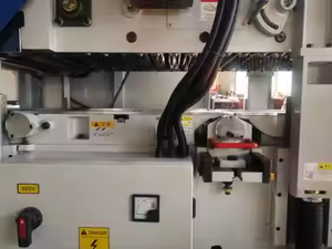 Macchina per Lavorazione del Legno Industriale con Motore Potente, Pialla a Doppio Lato, Spessoratrice Bilaterale con Testa di Taglio Elicoidale - Product Image 5