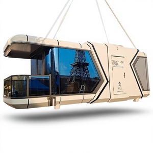 Nuevo Lu Ban Zhu Panel de Aluminio y Plástico Cápsula Espacial Móvil con Techo Estrellado para Puntos Turísticos, Espacios de Influencers, Alojamiento y Camping - Product Image 1