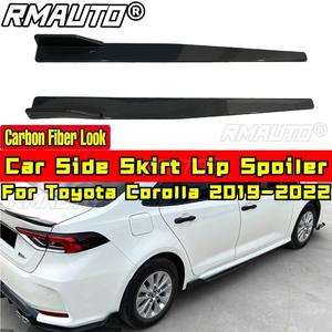 Corolla <b>Car</b> Side Skirt Lip Glossy Black Sport Style Side Skirt Spoiler <b>Diffuser</b> <b>for</b> Toyota Corolla 2019-2022 <b>Car</b> Accessories - Product Image 2