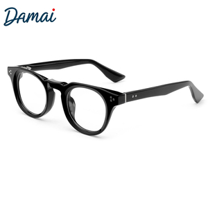 Gafas de Acetato Redondas Retro de Diseño de Lujo 3306, Monturas Ópticas de Acetato Hechas a Mano Unisex - Product Image 2