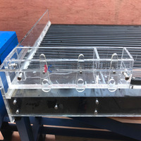 Table vibrante en alliage d'aluminium léger de haute qualité pour équipement de test de séparation gravitaire de l'or fin en laboratoire