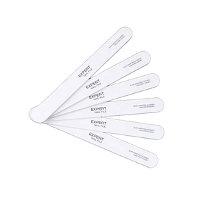 <span class=keywords><strong>ZIRI</strong></span> liefert hochwertige weiße Korea Sandpapier Nagel feile Professional Dual Side mit benutzer definiertem Logo für den Salon gebrauch - Product Image 1