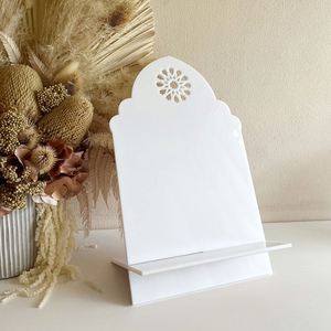Bible <b>Shelf</b> <b>Book</b> Stand Eid Mubarak Ramadan Home Decoration Table Sign Wooden Acrylic Quran Holder - Product Image 3