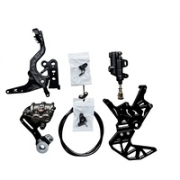 Kit de frein à disque arrière pour Surron Ultra Bee, frein à disque hydraulique en aluminium usiné CNC, kit de freinage amélioré pour vélo électrique tout-terrain