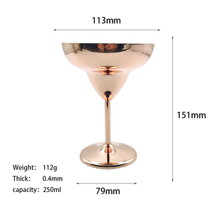 Cóctel clásico al por mayor de acero inoxidable con logotipo personalizado de tallo largo para <span class=keywords><strong>Martini</strong></span> para ocasiones de fiesta de champán, vino y whisky - Product Image 3