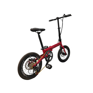 Mini vélos pliants - 16 pouces, vélos portables <span class=keywords><strong>ultra</strong></span>-légers à vitesse variable avec frein à disque pour hommes, femmes et étudiants - Product Image 4
