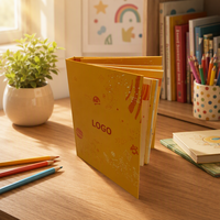 Cuaderno Espiral Personalizado para Niños, Tapa Dura, Encuadernación Metálica, Diseño de Dibujos Animados, Impresión a Color, Apertura Plana de 180°